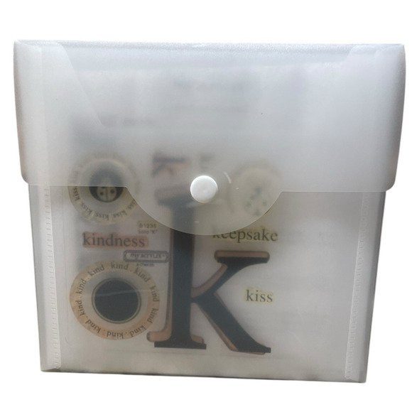 Close To My Heart CTMH B1235 Solo "K" My Acrylix Journaling Scarpooking - Picture 2 of 5